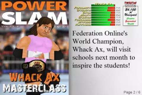 Schermata Wrestling Revolution 4