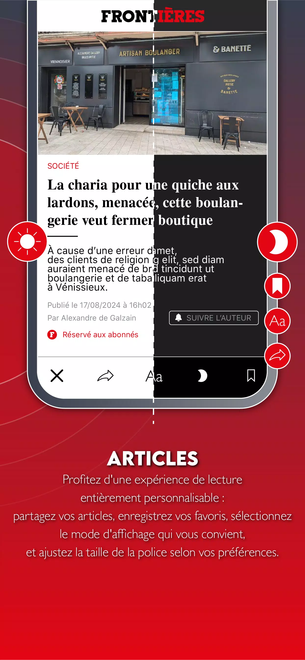 Frontières Media Screenshot 4