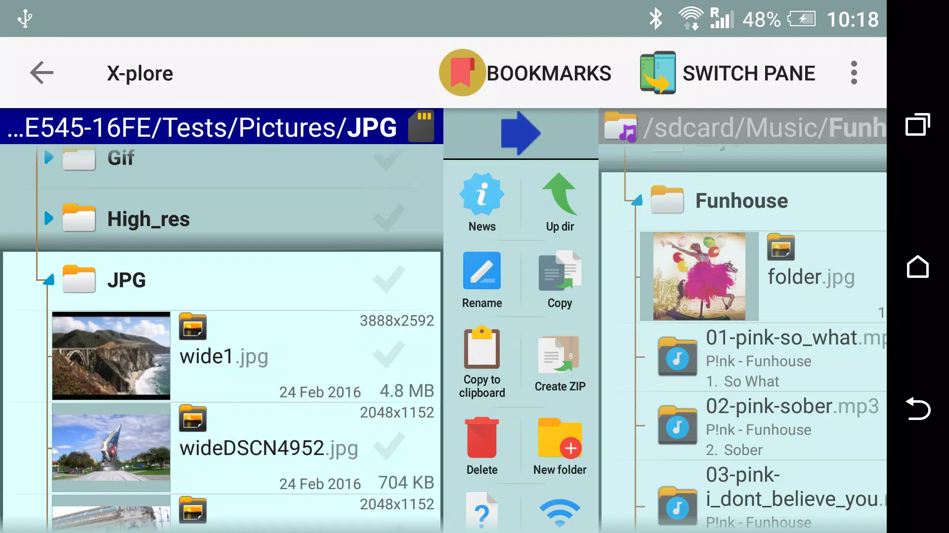 X-plore File Manager Screenshot 1