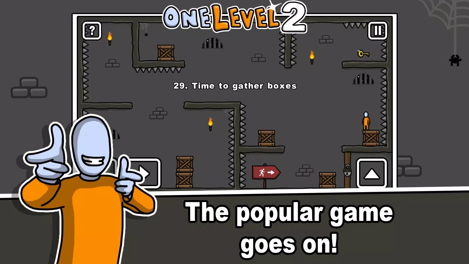 One Level 2 Stickman Jailbreak ภาพหน้าจอ 1