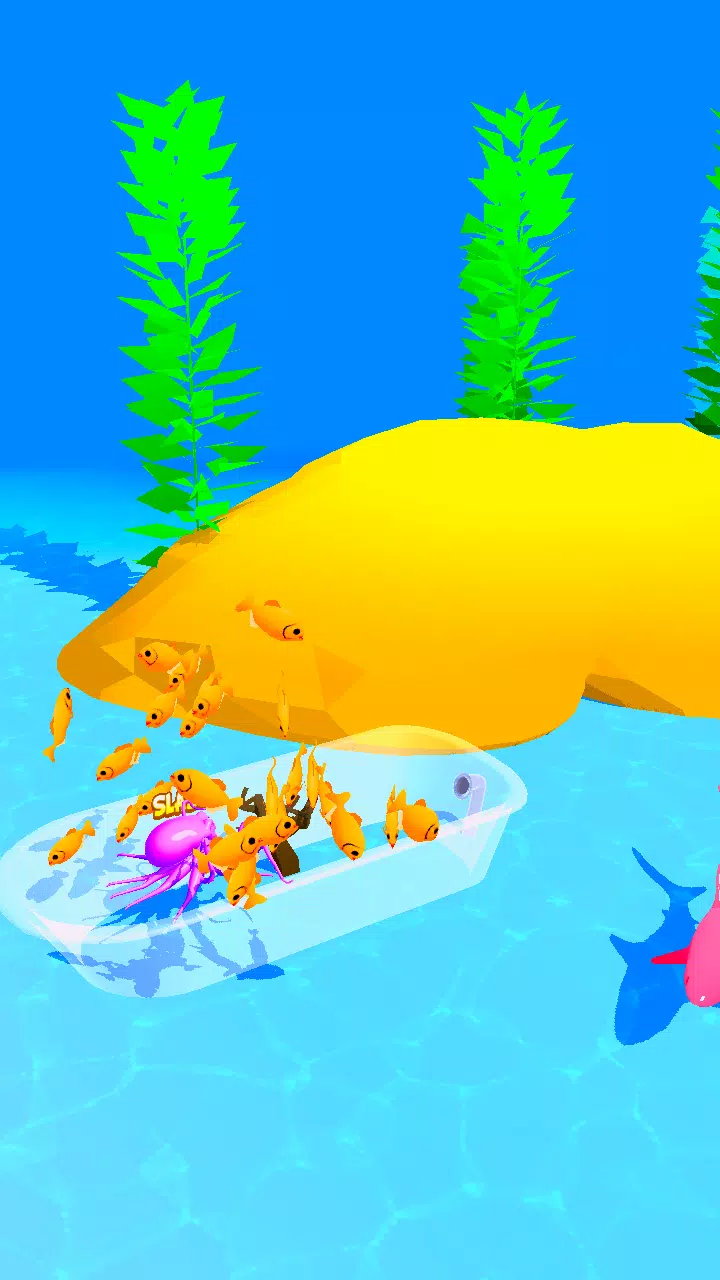 Octopus Run 3D ဖန်သားပြင်ဓာတ်ပုံ 2