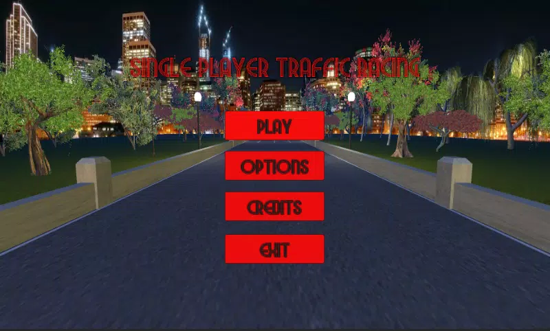 Single Player Traffic Racing Zrzut ekranu 1
