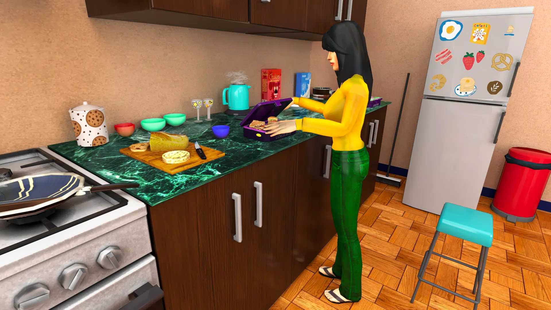 Virtual Mother Single Mom Sim 스크린샷 2