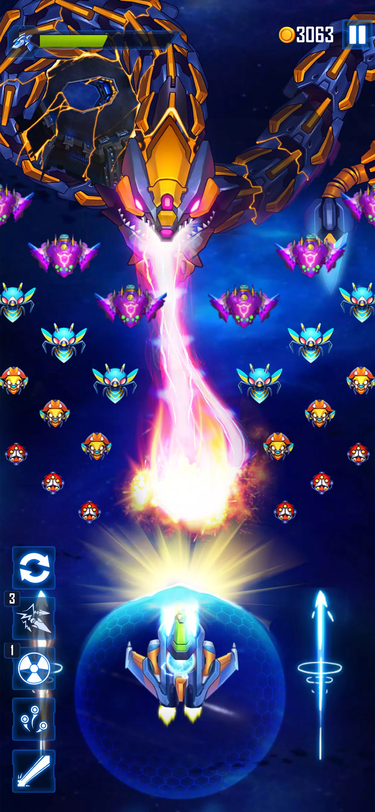 WindWings: Space Shooter ภาพหน้าจอ 1