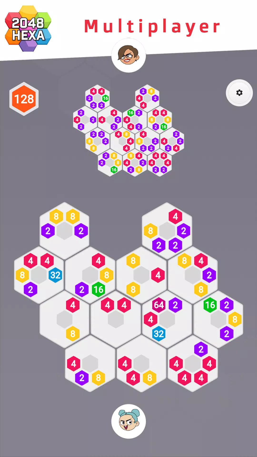 2048 Hexa Schermafbeelding 3