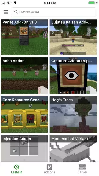 Addons for MCPE - Mods Packs Captura de pantalla 1