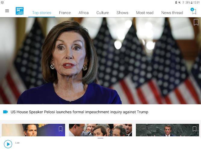 FRANCE 24 - Info et actualités应用截图第4张