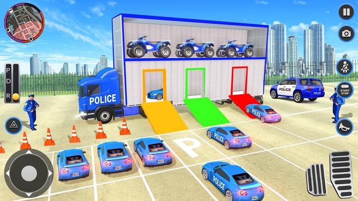 US Police Car Transport Career Captura de tela 4