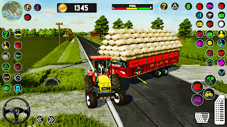 Farm Tractor Driving Game 2023 Schermafbeelding 3