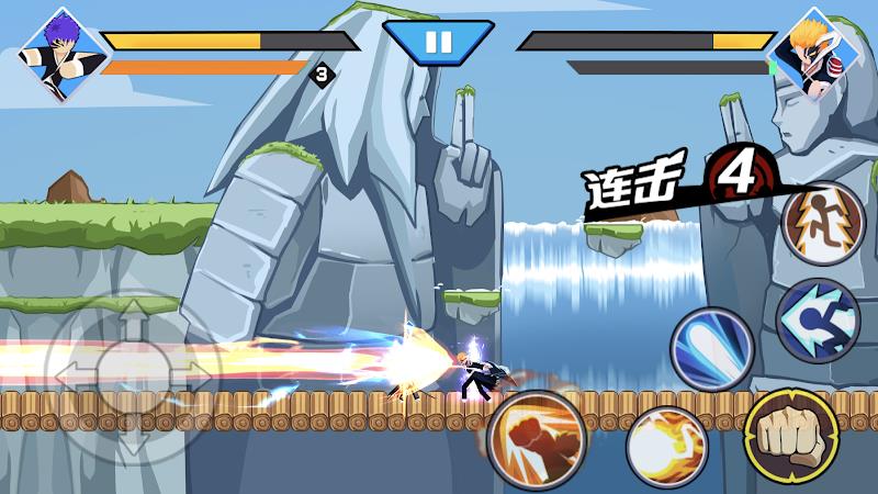 Stickman Ninja Warriors Fight Tangkapan skrin 3