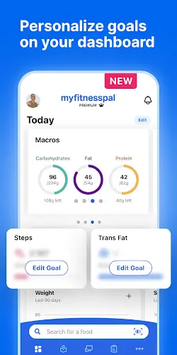 MyFitnessPal: Calorie Counter स्क्रीनशॉट 1