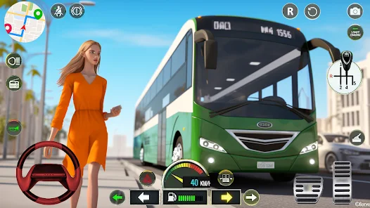 Bus Simulator Game Bus Game 3D Ảnh chụp màn hình 2