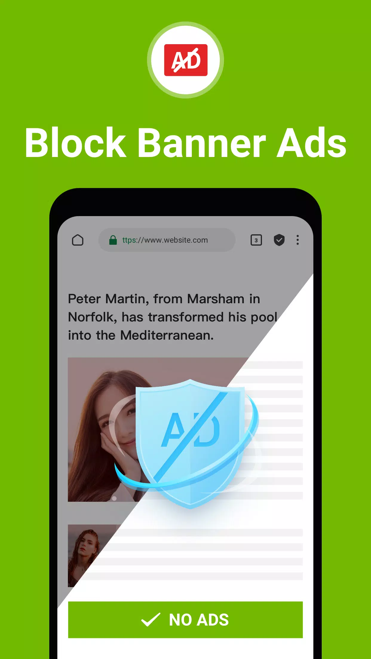 FAB Adblocker Browser: Adblock Captura de pantalla 3