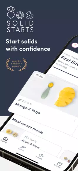Solid Starts: Baby Food App Screenshot 1