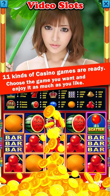 HOT Bikini Girl Casino Slots Screenshot 1