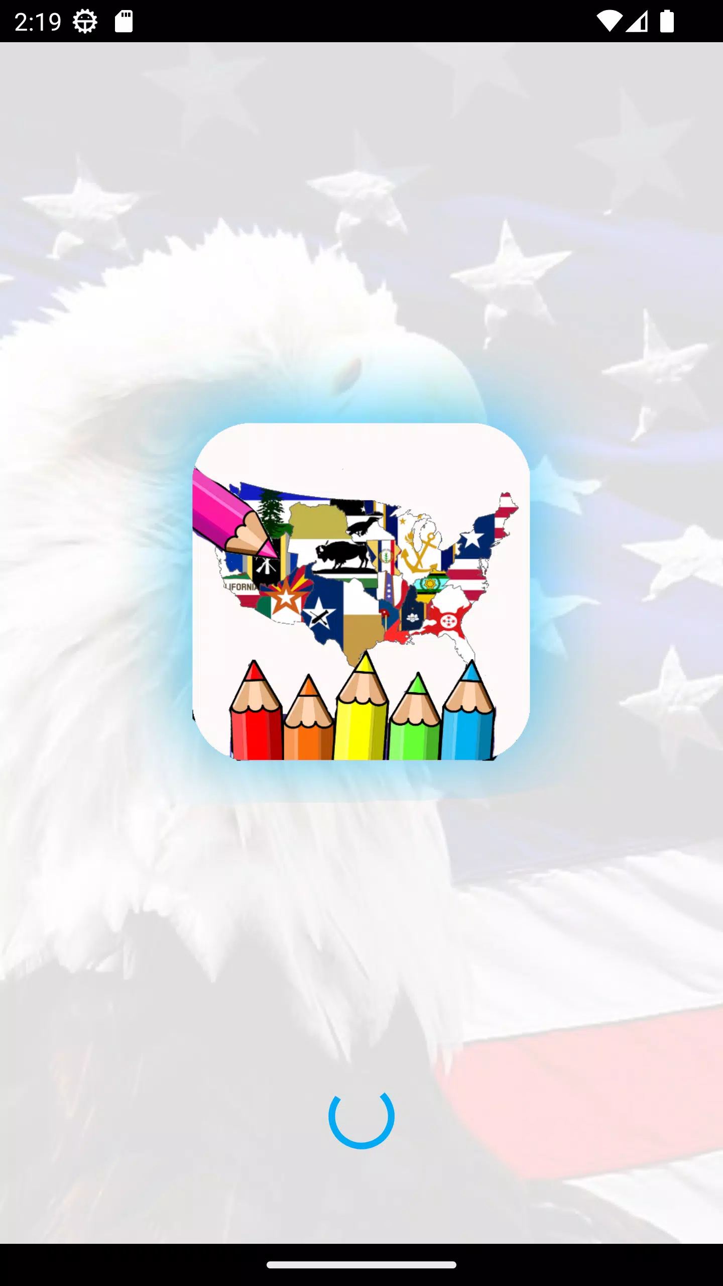 coloring flag of U.S. state Screenshot 2