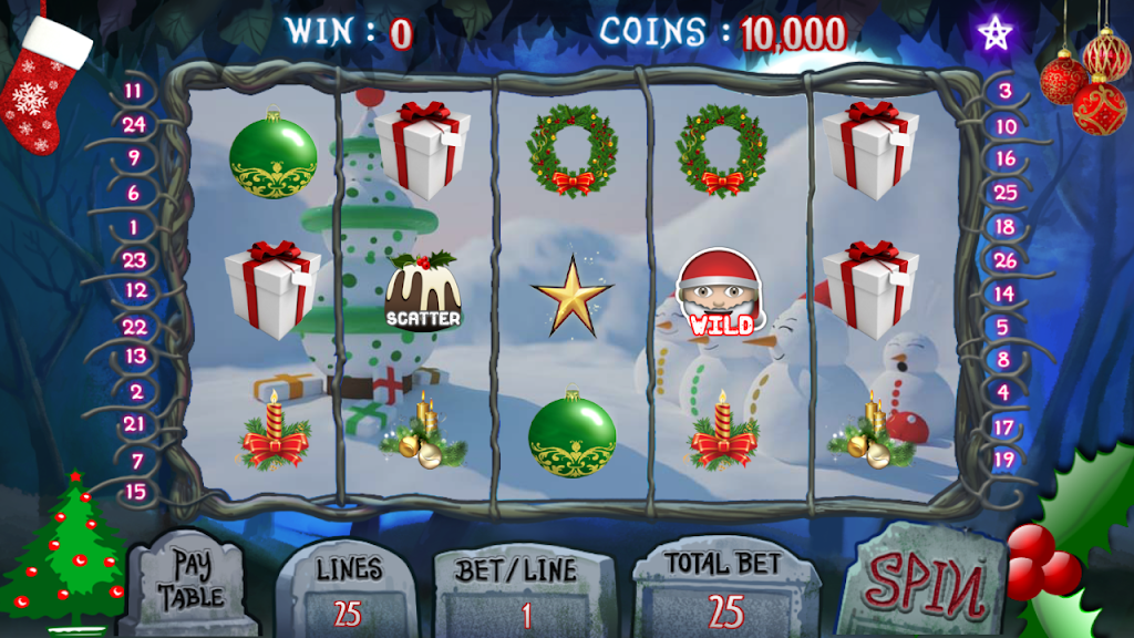 Christmas Jackpot : Real Casino Slot Master 777 Ảnh chụp màn hình 2
