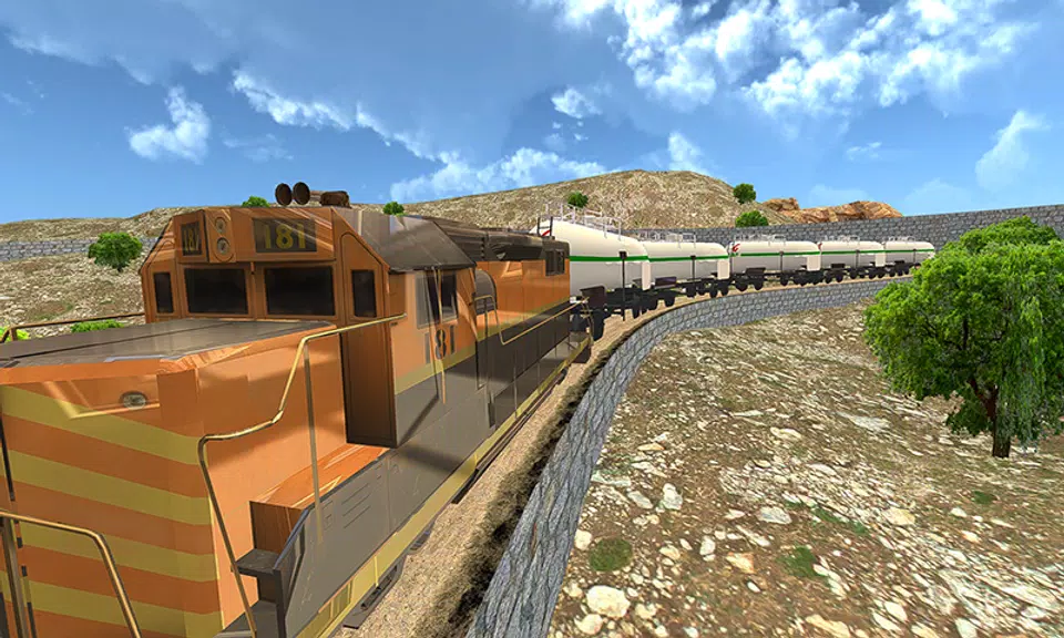 Oil Tanker Train Driving Sim應用截圖第2張
