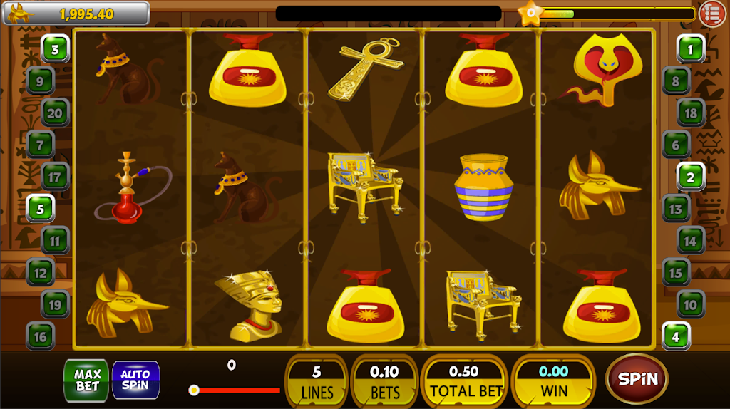 Classic Cleopatra Egypt Slot Machine ♛ স্ক্রিনশট 3