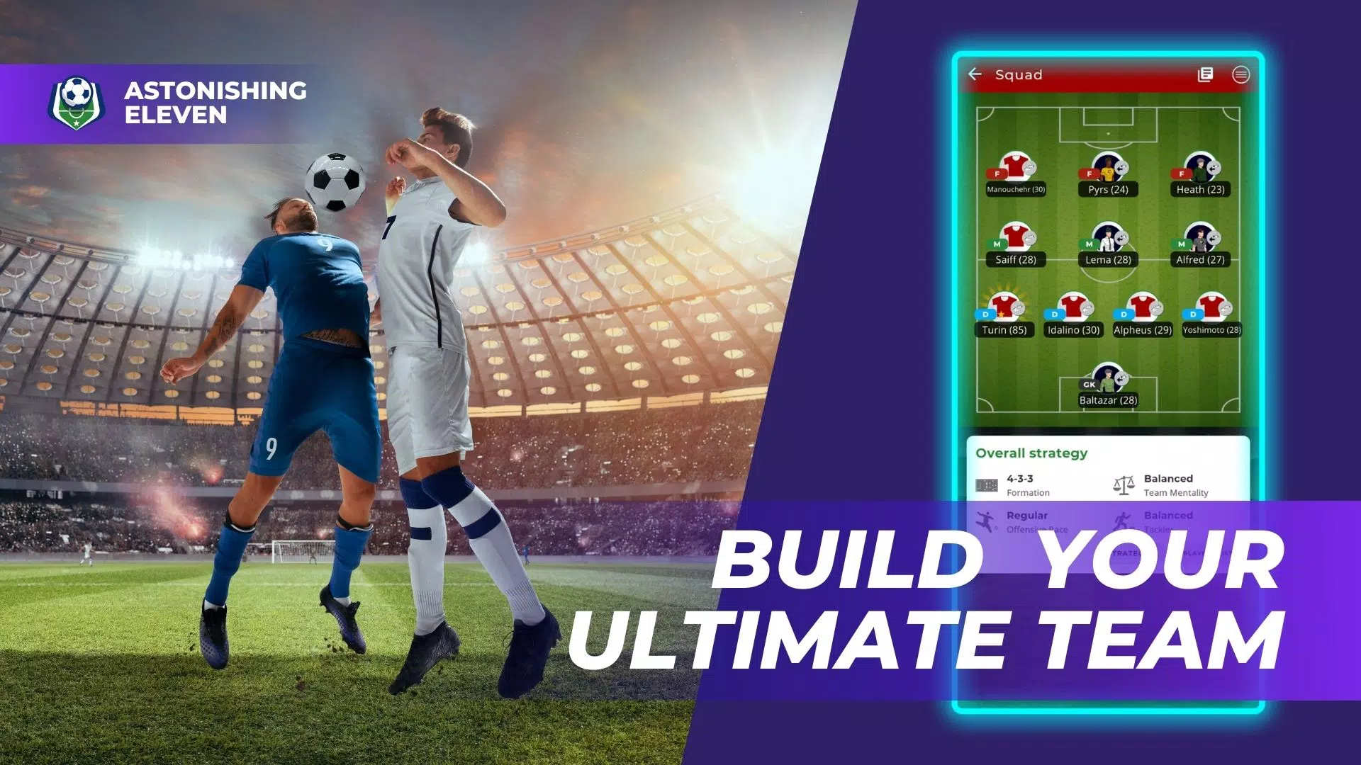 Schermata Astonishing Eleven Football 2