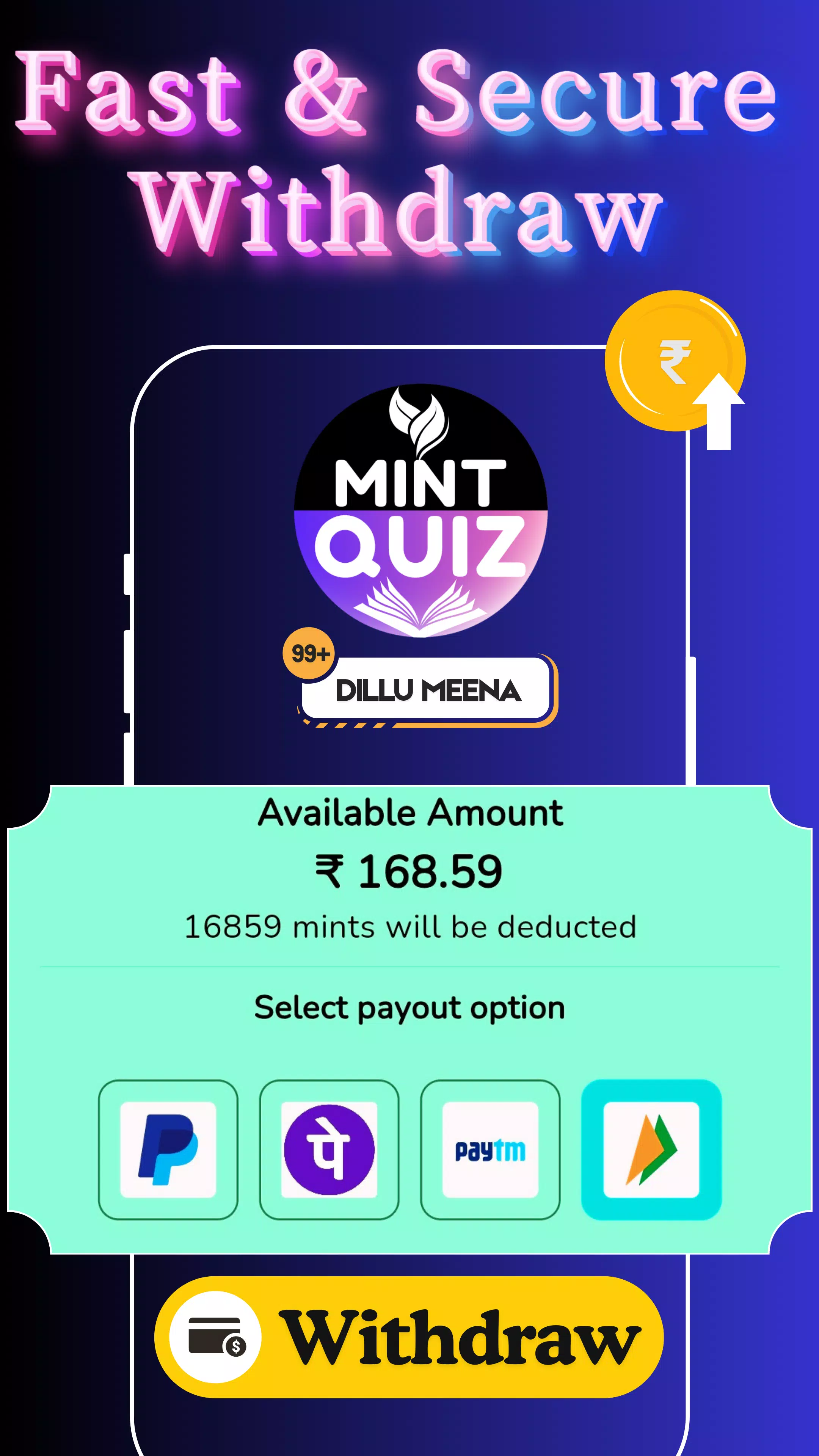 Earning App: Mint Quiz Ảnh chụp màn hình 4