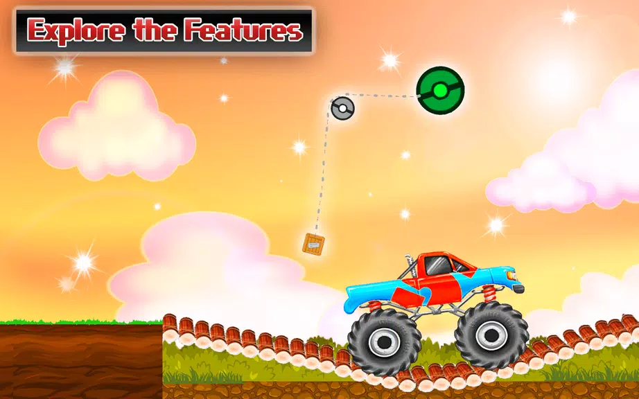 Rope Bridge Racer Car Game Screenshot 3