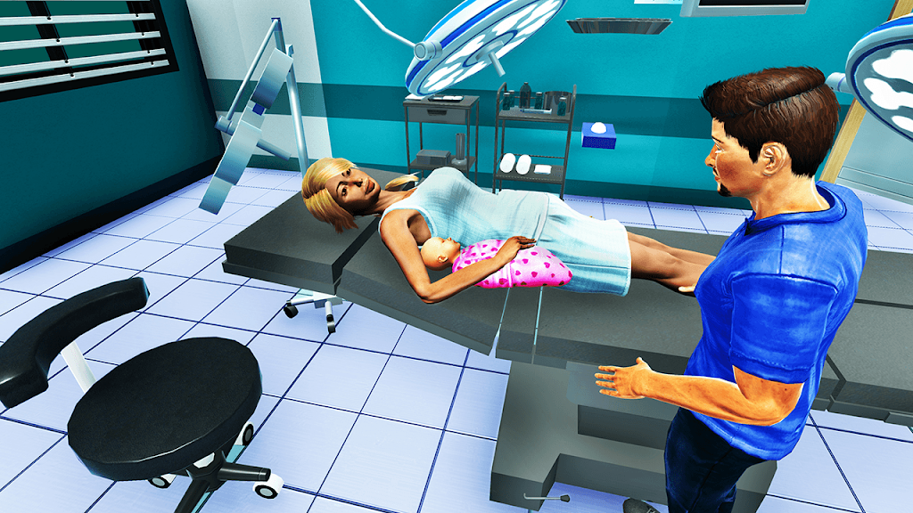 Pregnant Mom Baby Care Sim Captura de tela 1