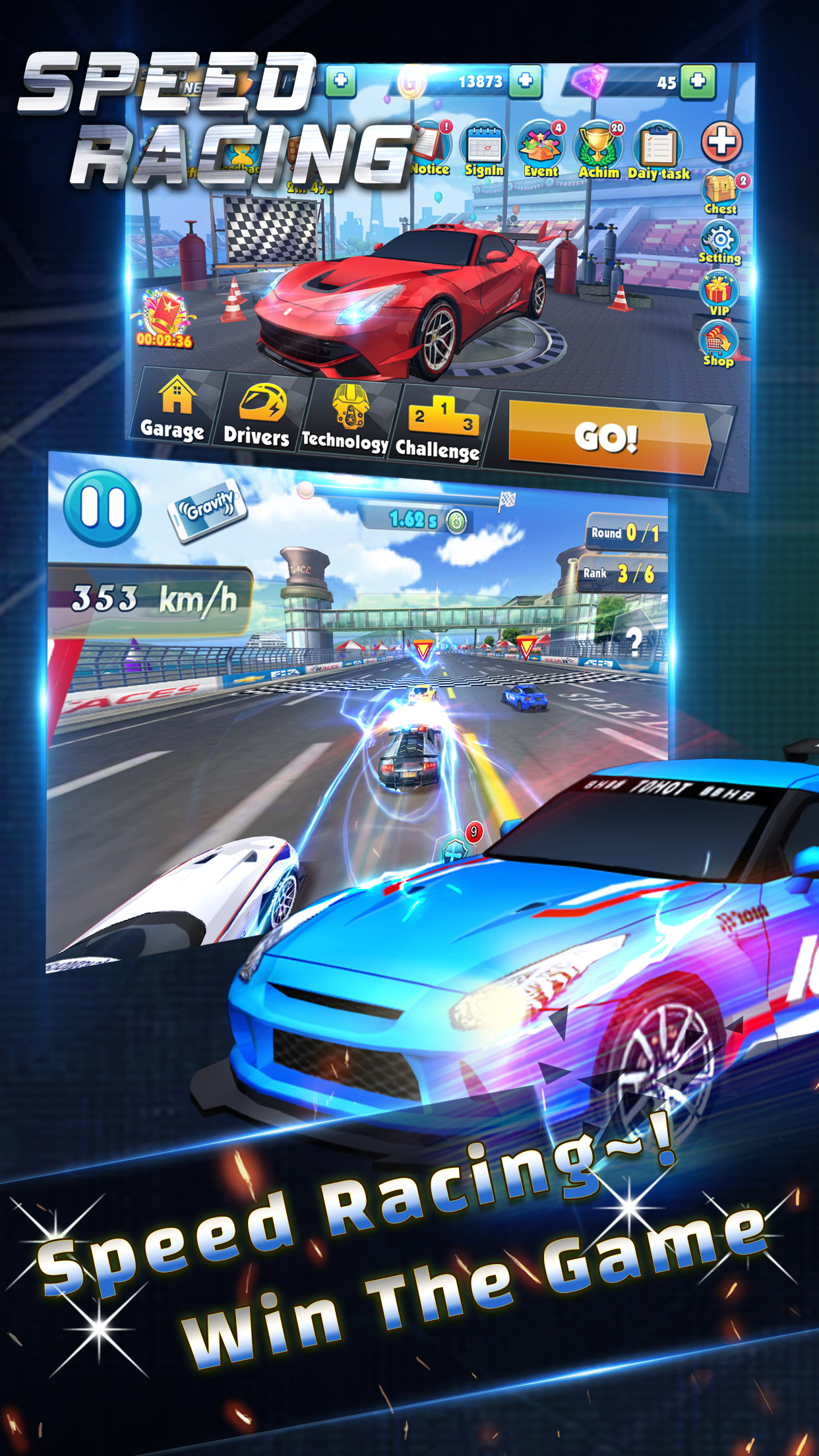 Speed Racing - Secret Racer Tangkapan skrin 1