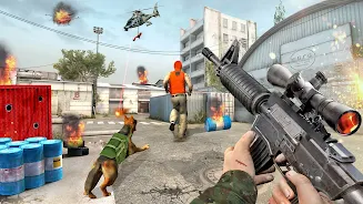 Army Commando fps shooting sim Capture d'écran 1