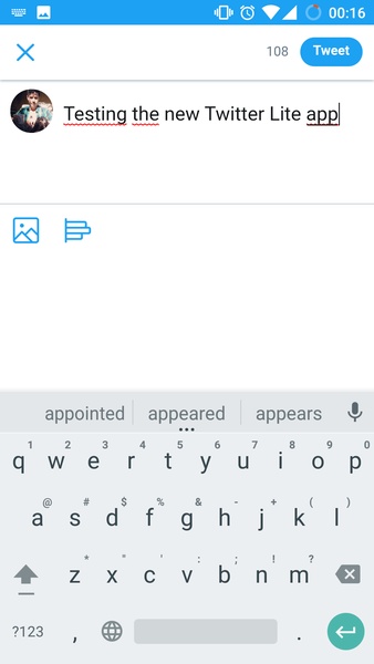 Twitter Lite Captura de tela 2
