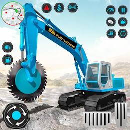 Heavy Excavator Rock Mining Captura de pantalla 1