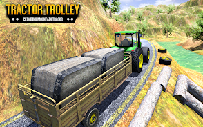 Tractor Trolley Driving Sim 3D स्क्रीनशॉट 2