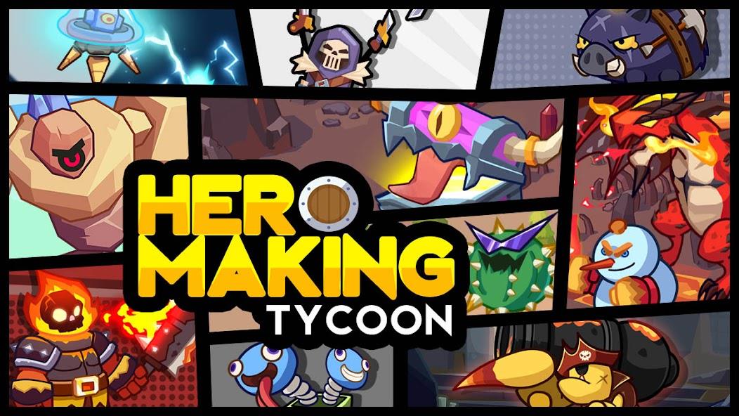 Hero Making Tycoon Mod Ảnh chụp màn hình 1