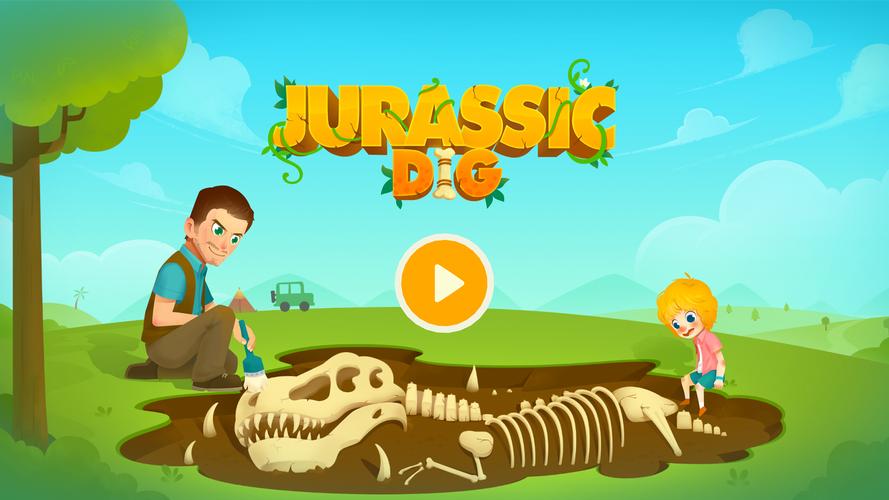 Jurassic Dig - Games for kids Screenshot 1