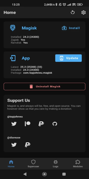 Magisk Manager スクリーンショット 3
