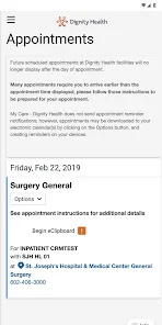 my portal. by Dignity Health Captura de tela 2