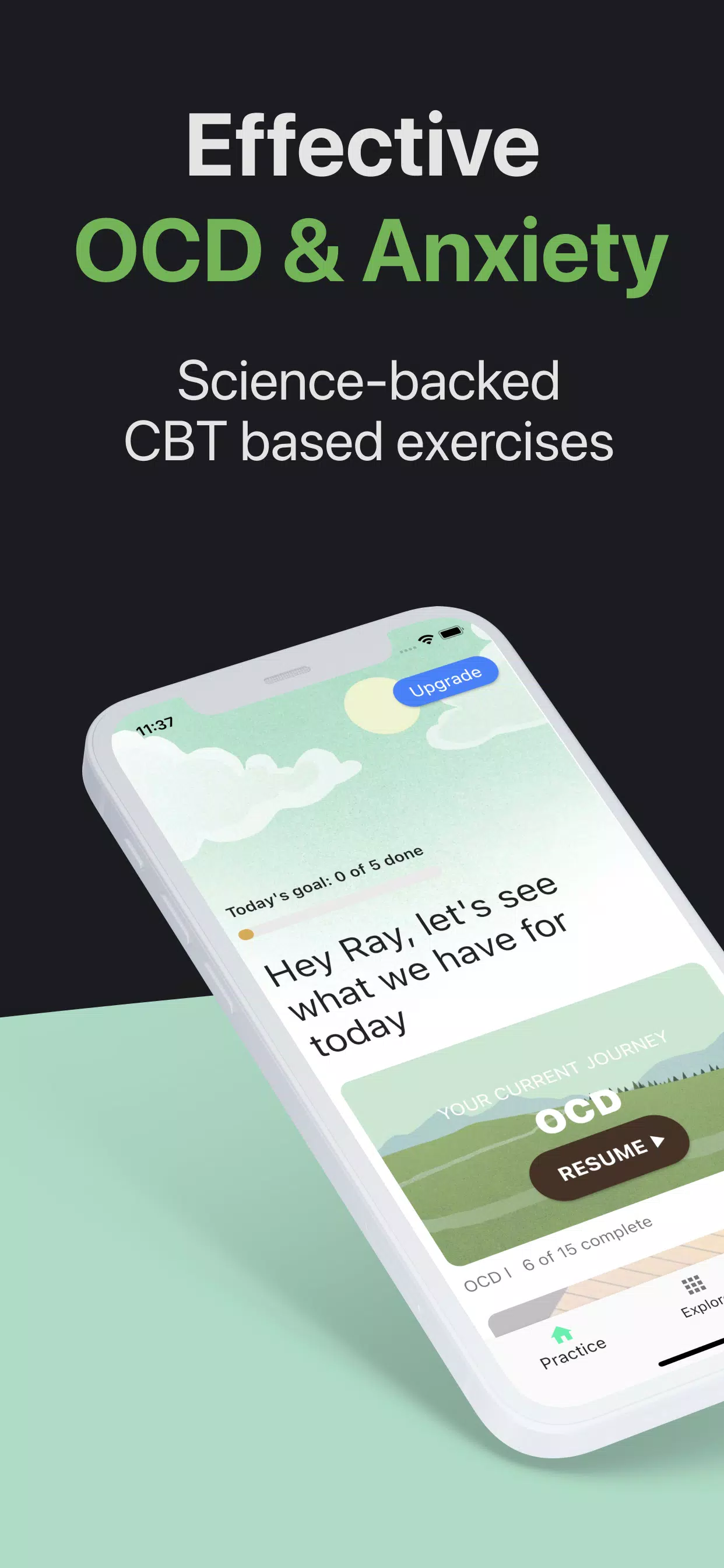 OCD.app Anxiety, Mood & Sleep Schermafbeelding 1