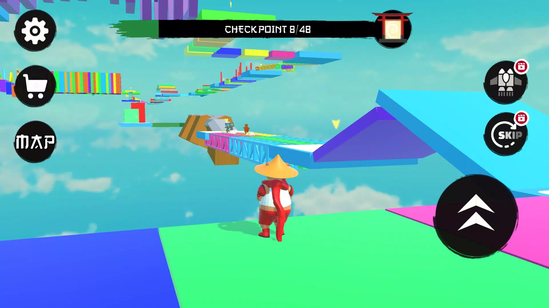 Parkour Capybara: Only Jump Up Capture d'écran 4