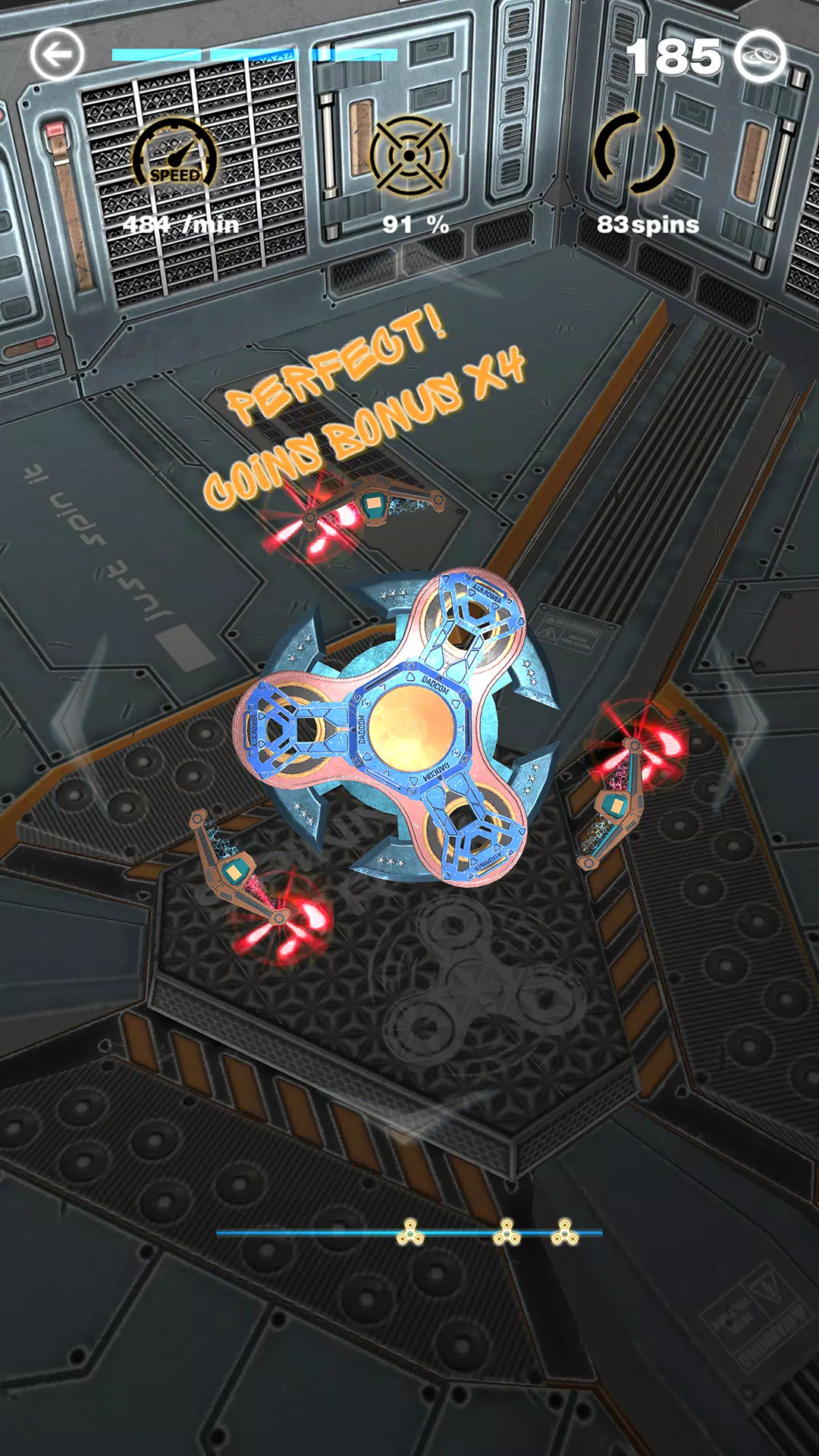 Fidget Spinner using Accelerom应用截图第4张