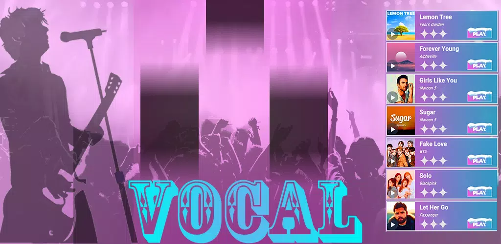 Music Vocal Piano Games Ekran Görüntüsü 1