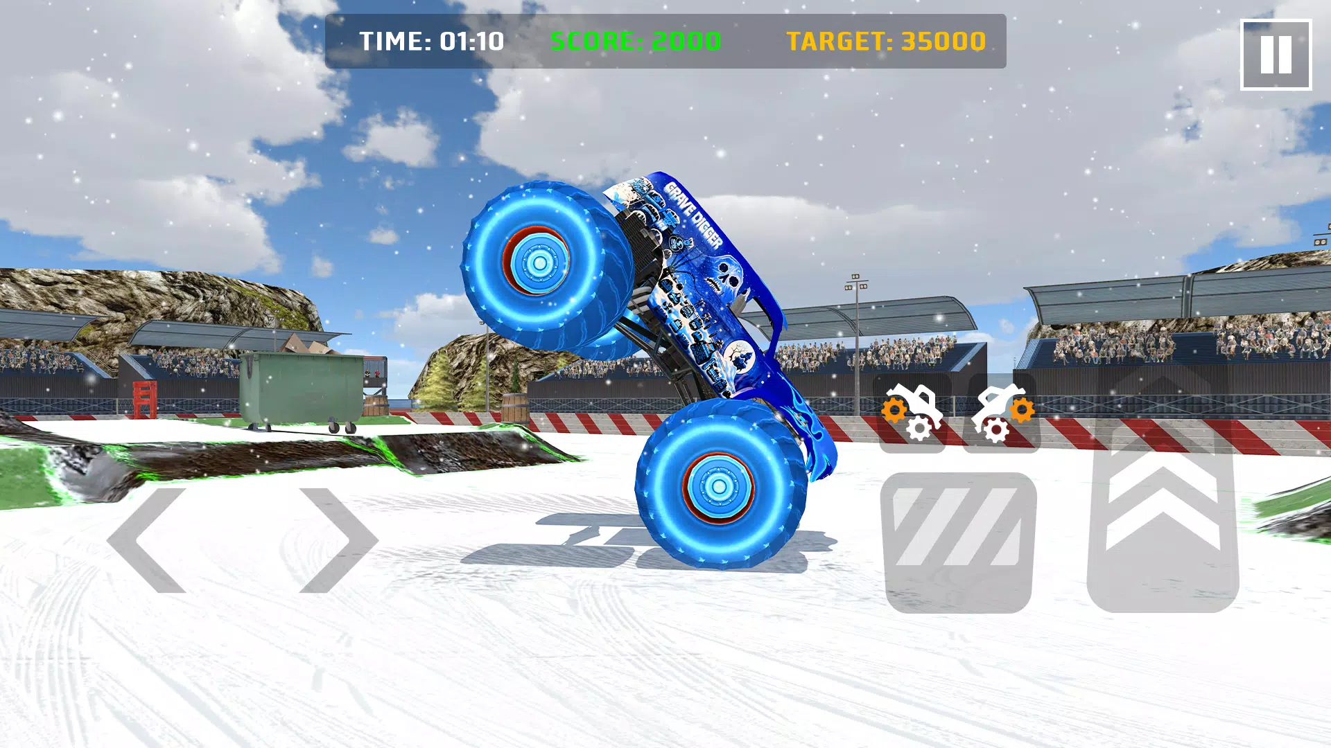 Car Games: Monster Truck Stunt Captura de tela 2