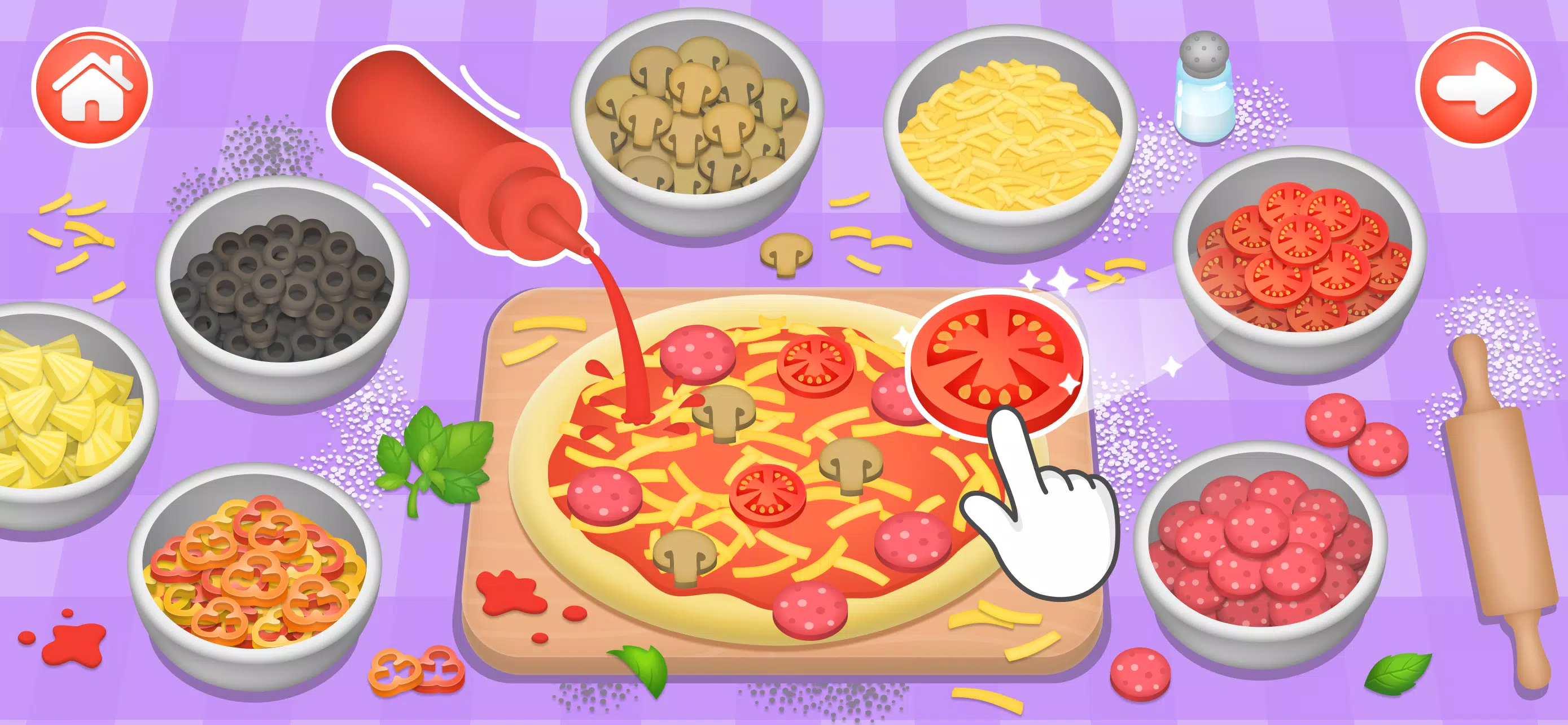 Kids Cooking Games Ảnh chụp màn hình 1