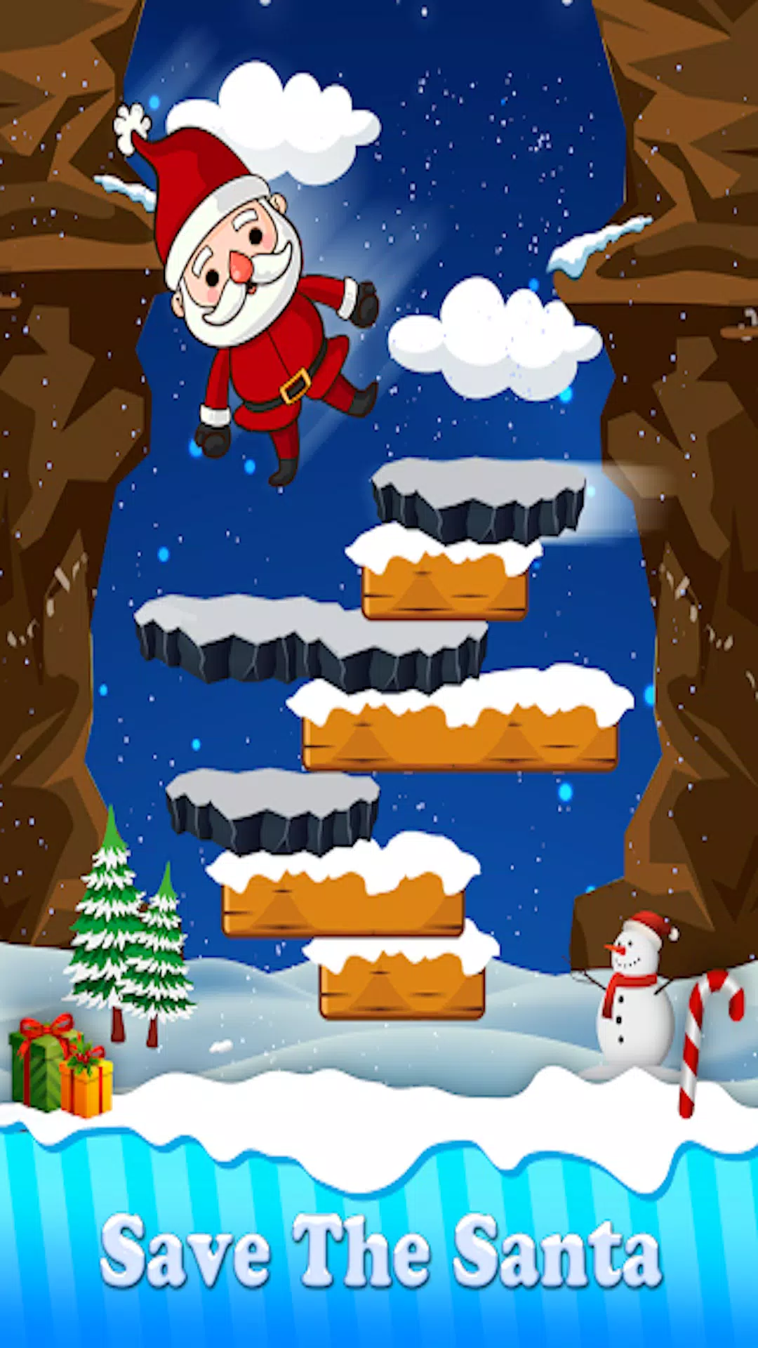 Christmas Game Santa Jump 2024 ภาพหน้าจอ 1