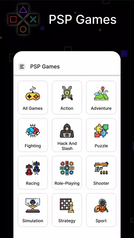 PSP Games Downloader ภาพหน้าจอ 1