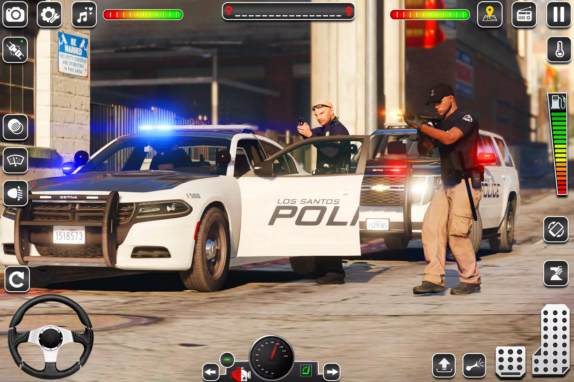 US Police Car Chase Game 3D Ekran Görüntüsü 3