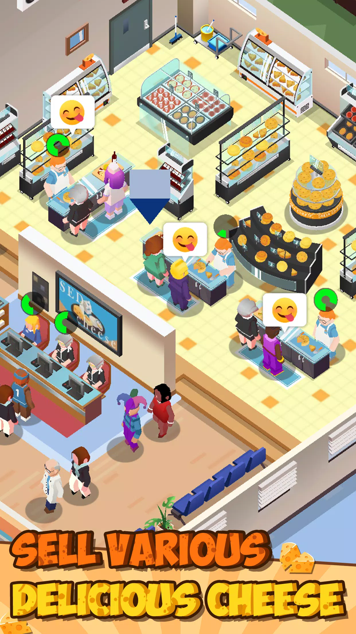 Idle Cheese Factory Tycoon Ảnh chụp màn hình 3