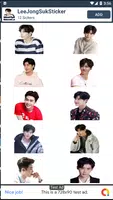 Sticker Chat Lee Jong Suk Cute KPOP Screenshot 1