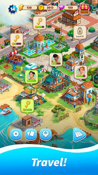 Travel Town - Merge Adventure Mod ภาพหน้าจอ 4