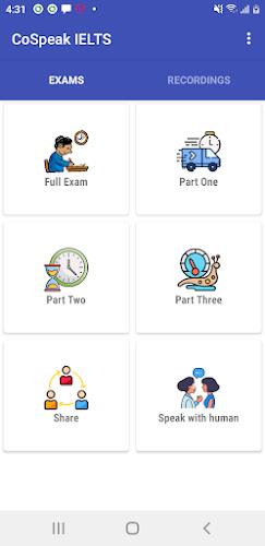 CoSpeak: IELTS Speaking master Captura de pantalla 1