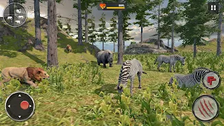 Wild Lion RPG Animal Simulator Ekran Görüntüsü 1